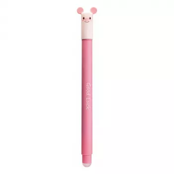 Faber-Castell Eberhard Faber Animal Erase it! gelinis rašiklis Pig Blue 0.7 mm, trinamas, užpildomas 582106