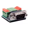 EXSYS EX-49000 serijinis adapterio kabelis D-SUB 9 kontaktų male į 10 kontaktų gnybtų bloką, 30 cm