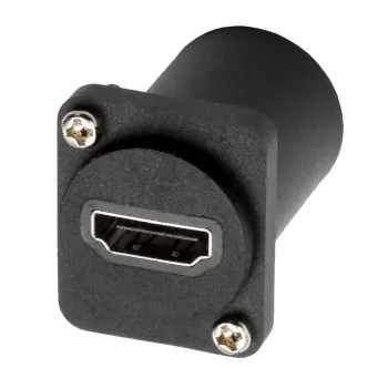 EXSYS EX-49152 HDMI D-Type adapteris, moteriškas į moterišką, panelinis montavimas, 4K 60Hz