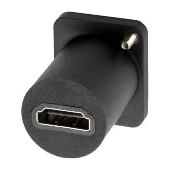 EXSYS EX-49152 HDMI D-Type adapteris, moteriškas į moterišką, panelinis montavimas, 4K 60Hz