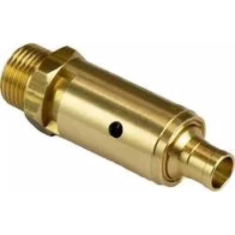 Aerotec suspausto oro apsauginis vožtuvas 1/2 colio, 10 bar, žalvarinis 9049104