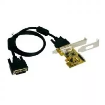 EXSYS EX-1095 PCI Express x1 2 prievadų RS232 serijinė adapterio plokštė