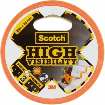 3M Scotch didelio matomumo oranžinė juosta 48 mm x 25 m, 6 rulonai 7100205301