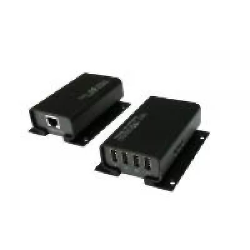 EXSYS EX-1444 4 prievadų USB 2.0 ilgintuvas per Cat.5/6, iki 100 m