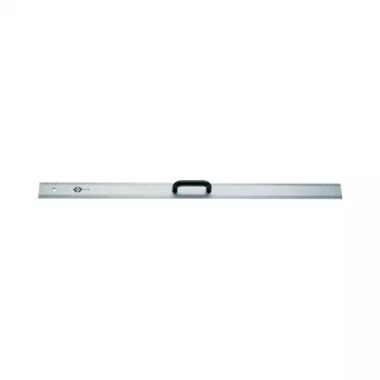 C.K Tools aliuminė tiesi liniuotė 1000 mm, anoduota, skirta matavimui, žymėjimui ir pjovimui (T3531 100)