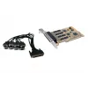 EXSYS EX-41088 8 prievadų RS-232 serijinė PCI plokštė su FTDI lustu