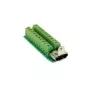 EXSYS EX-49065 adapteris, 19 kontaktų HDMI lizdas – 20 kontaktų gnybtų blokas