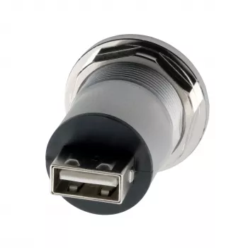EXSYS EX-49193 Metalinis panelinis USB 2.0 adapteris USB-B female į USB-A female