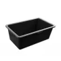 Bradas KTKP60 PVC skiedinio maišymo kubilas 60L juodas su profiliuotais kraštais