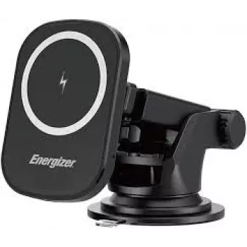 ENERGIZER ECA007 Qi 15W belaidis automobilinis įkroviklis su automatiniu sensoriniu laikikliu, juodas