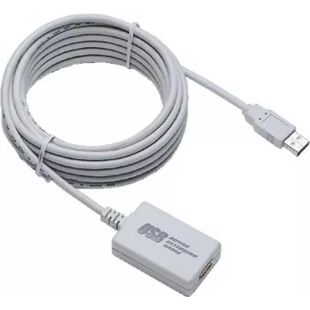 EXSYS EX-1401 aktyvus USB 2.0 prailginimo kabelis, 5 m, USB-A vyriškas – moteriškas, su signalo regeneravimu