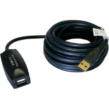 EXSYS EX-1401 aktyvus USB 2.0 prailginimo kabelis, 5 m, USB-A vyriškas – moteriškas, su signalo regeneravimu