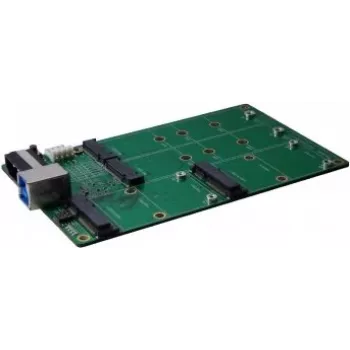 EXSYS EX-3673 USB 3.2 Gen 2x1 į M.2 ir mSATA adapterio plokštė su USB Type-B lizdu
