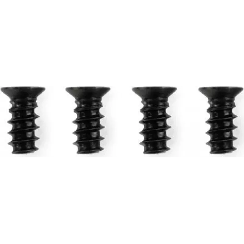 Alphacool ventiliatoriaus varžtai, 4 vnt., 5x10mm, juodi (10325)