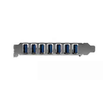 EXSYS USB 3.2 Gen 1 PCIe plėtimo kortelė su 7 prievadais (VIA lustas) EX-11088-2