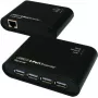EXSYS EX-1445 Gigabit Ethernet prailgintuvas per 2 laidus, 500 m, juodas