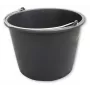 Bradas KTW20 statybinis kibiras 20 L PVC juodas apvalus su metaline rankena ir tūrio skale