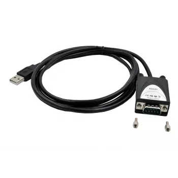 EXSYS EX-1311-2IS USB 2.0 į RS-232 serijinis adapteris su FTDI FT232RL lustu, 921,6 Kbps, DB9 male, 0,8 m kabelis