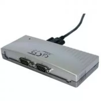 EXSYS EX-1332V USB 2.0 į dvigubą RS-232 serijinį adapterį su FTDI lustu