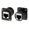 EXSYS EX-49150 D-Type adapteris RJ45 female to female, CAT.5e