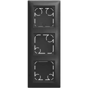 Busch-Jaeger Busch-balance SI paviršinio montavimo korpusas, 3 vietų, aukštas profilis, alpinės baltos spalvos 2TKA00005979