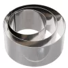 Metaltex apvalūs nerūdijančio plieno maisto formavimo žiedai, 3 vnt., sidabrinės spalvos, 45 mm aukščio 204536010