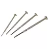 C.K Tools T4852P Precizinis atsuktuvų rinkinys, 4 dalių, plokšti 2,0/2,5/3,0/3,5 mm, chromo vanadžio plienas, dviejų komponentų rankena