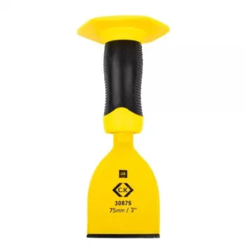 C.K Tools T3087S 3 plokščias kaltas 75 mm ašmenų plotis, 220 mm ilgis, šešiakampis kotas