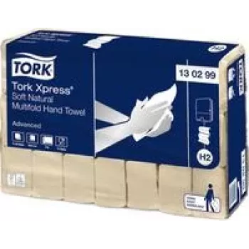 TORK 130299 H2 Advanced Interfold rankšluosčiai, 2 sluoksnių, balti, 3780 lapų