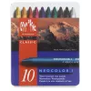 Caran d'Ache Neocolor I vaškinės pastelės, 10 vienetų rinkinys, apvalios, popieriniais įvyniojimais, vienalytės spalvos 7000.310