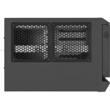 SilverStone CS381 Micro-ATX saugyklos serverio korpusas, 8x karšto keitimo 3,5 inch dėtuvės, juodas
