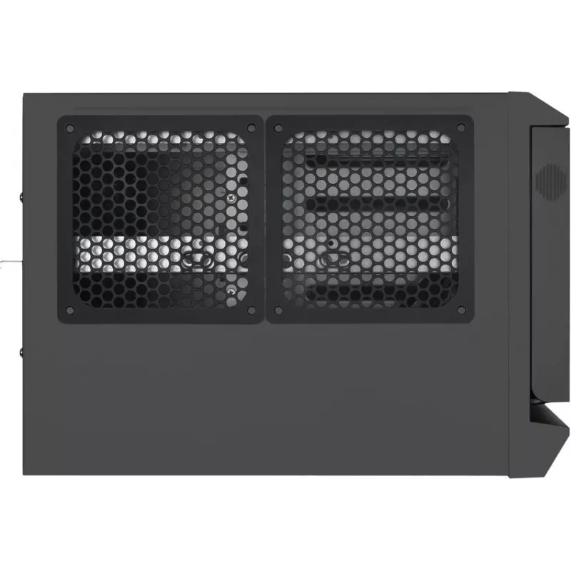 SilverStone CS381 Micro-ATX saugyklos serverio korpusas, 8x karšto keitimo 3,5 inch dėtuvės, juodas