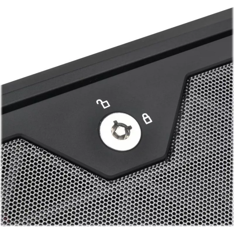 SilverStone CS381 Micro-ATX saugyklos serverio korpusas, 8x karšto keitimo 3,5 inch dėtuvės, juodas
