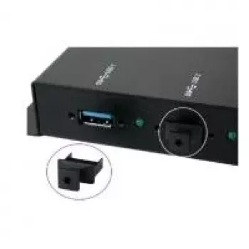 EXSYS EX-1111 USB Type-A dulkių dangteliai (10 vnt., juodi)