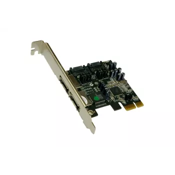 EXSYS EX-3503 2 prievadų eSATA II PCI Express RAID valdiklio plokštė