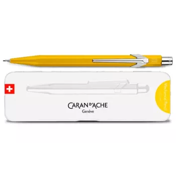 CARAN D'ACHE 844 Colormat-X mechaninis pieštukas 0,7 mm geltonas 844.743