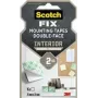 3M Scotch-Fix lipukai montavimui patalpose 25 mm x 25 mm balti (12 vnt.) 7100263584