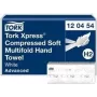 TORK Xpress Multifold rankšluosčių popierius, 212 x 320 mm, W-fold System H2, Advanced, Tissue, embossed, baltas - 1 pakelis (600454)