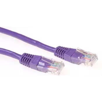 ACT IB4715 Cat5e U/UTP tinklo kabelis, RJ45, violetinės spalvos, 15 m
