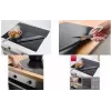 Metaltex indukcinės kaitlentės apsauginis kilimėlis 610 x 520 mm juodas, stiklo pluoštas su silikono danga 252495000
