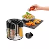 Metaltex Spice 8 besisukantis prieskonių stovas, apvalus, juodas, su 8 tuščiais stikliniais indeliais 252876080