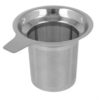 Metaltex didelis arbatos sietelis, nerūdijančio plieno, lazeriu pjaustytas mikroperforuotas filtras, tinka puodeliams ir puodeliams 253835010