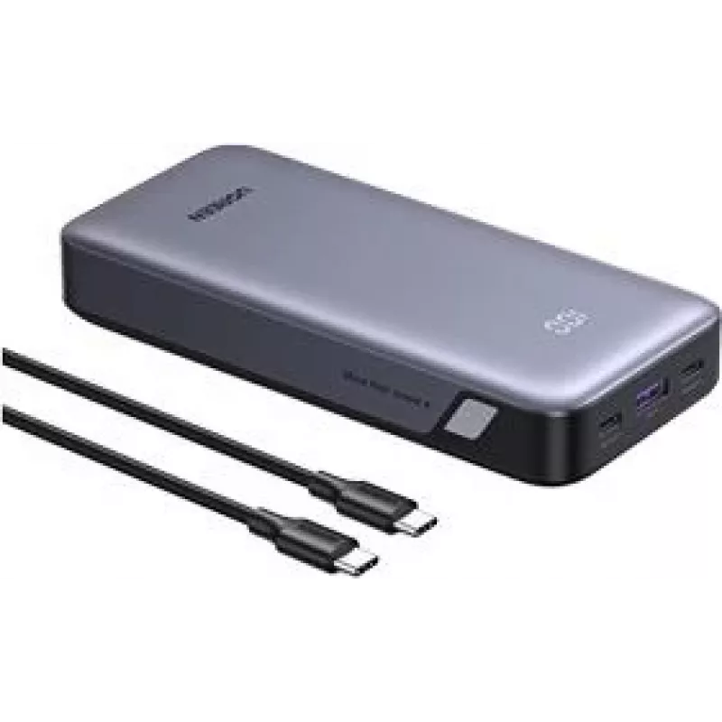 UGREEN 20000 mAh nešiojamasis įkroviklis (power bank) 67W dvipusis greitasis įkrovimas, pilkas, universalus (55996)