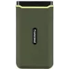 Transcend ESD380C nešiojamasis SSD diskas - 2TB, USB 3.2 Gen 2x2, Military Green TD-TS2TESD380C
