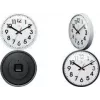 NEXTIME NXT kvarcinis sieninis laikrodis 260 mm, juodas korpusas, baltas ciferblatas 7308ZW