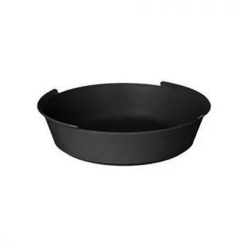 PAPSTAR Circulware daugkartinė dubenėlis, apvalus, 800 ml, juodas, polipropilenas su 30% mineralinių užpildų, 1 vnt. (97018)