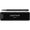 Caran d'Ache 849 Black Code plunksnakotis, M (vidutinis) smaigalys, matinis juodas 840.496
