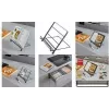 Metaltex Tokyo LAVA juodas matinis receptų knygų laikiklis 352918000