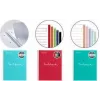 MIQUELRIUS Collegeblock EMOTIONS sąsiuvinis, DIN A4, turkio spalvos, languotas, 120 lapų, 90 gsm baltas popierius, spiralinis įrišimas, 4 skylių perforacija, mikroperforuotas, 1 vnt. (MR46073)
