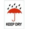 RILLPRINT KEEP DRY įspėjamieji lipdukai su nuolatiniu klijų sluoksniu, balti/raudoni/juodi, 74 x 105 mm, 500 lipdukų ritinyje 76960
